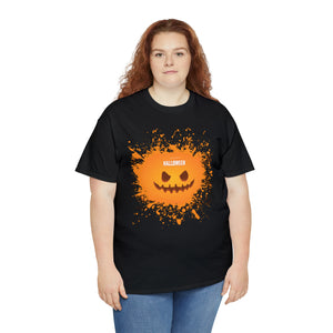 Happy Halloween Splash Heavy Cotton T-Shirt