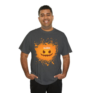 Happy Halloween Splash Heavy Cotton T-Shirt