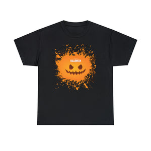 Happy Halloween Splash Heavy Cotton T-Shirt