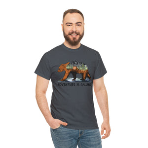 Adventure Bear Heavy Cotton T-Shirt