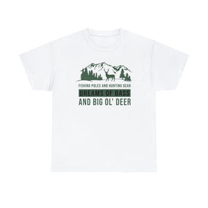 Big Ol' Deer Heavy Cotton T-Shirt