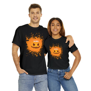 Happy Halloween Splash Heavy Cotton T-Shirt