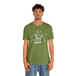 Highland Cow Love Short Sleeve T-Shirt