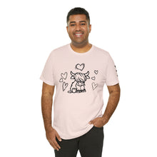 Load image into Gallery viewer, Highland Cow Love Short Sleeve T-Shirt
