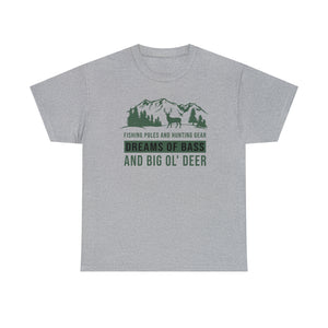 Big Ol' Deer Heavy Cotton T-Shirt