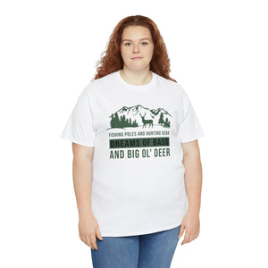 Big Ol' Deer Heavy Cotton T-Shirt