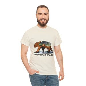 Adventure Bear Heavy Cotton T-Shirt