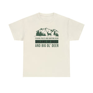 Big Ol' Deer Heavy Cotton T-Shirt