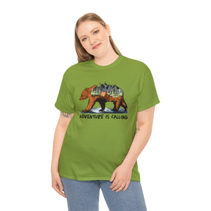 Adventure Bear Heavy Cotton T-Shirt