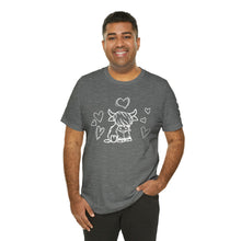 Load image into Gallery viewer, Highland Cow Love Short Sleeve T-Shirt
