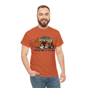 Adventure Bear Heavy Cotton T-Shirt