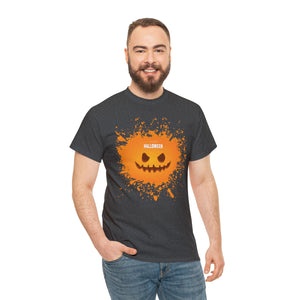 Happy Halloween Splash Heavy Cotton T-Shirt