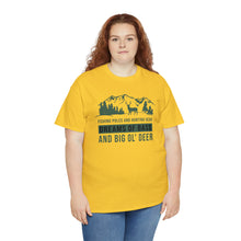 Load image into Gallery viewer, Big Ol&#39; Deer Heavy Cotton T-Shirt
