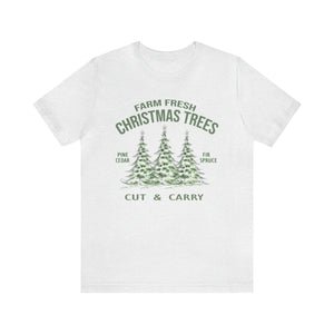 Fressh Cut Christmas Trees Short Sleeve T-Shirt