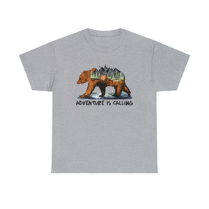 Adventure Bear Heavy Cotton T-Shirt