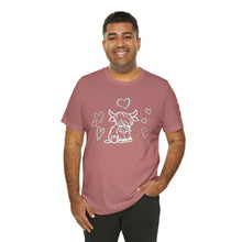 Load image into Gallery viewer, Highland Cow Love Short Sleeve T-Shirt
