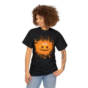 Happy Halloween Splash Heavy Cotton T-Shirt