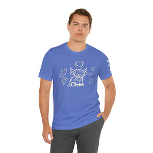 Highland Cow Love Short Sleeve T-Shirt