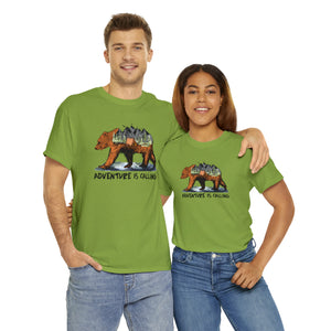 Adventure Bear Heavy Cotton T-Shirt