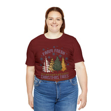 Load image into Gallery viewer, Farm Fresh Christmas Trees Short Sleeve T-Shirt
