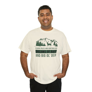 Big Ol' Deer Heavy Cotton T-Shirt