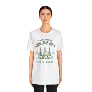 Fressh Cut Christmas Trees Short Sleeve T-Shirt