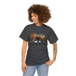 Adventure Bear Heavy Cotton T-Shirt