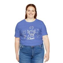 Load image into Gallery viewer, Highland Cow Love Short Sleeve T-Shirt
