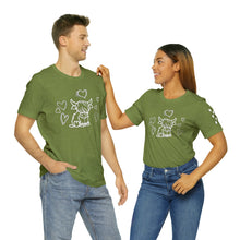 Load image into Gallery viewer, Highland Cow Love Short Sleeve T-Shirt
