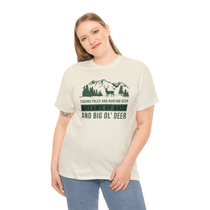 Big Ol' Deer Heavy Cotton T-Shirt