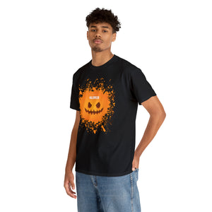 Happy Halloween Splash Heavy Cotton T-Shirt