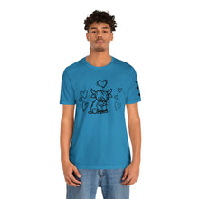 Load image into Gallery viewer, Highland Cow Love Short Sleeve T-Shirt
