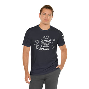 Highland Cow Love Short Sleeve T-Shirt