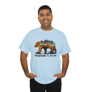 Adventure Bear Heavy Cotton T-Shirt