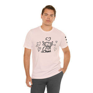 Highland Cow Love Short Sleeve T-Shirt