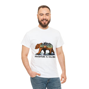 Adventure Bear Heavy Cotton T-Shirt