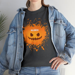 Happy Halloween Splash Heavy Cotton T-Shirt