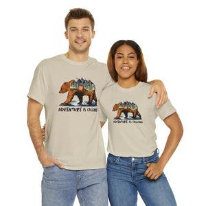 Adventure Bear Heavy Cotton T-Shirt