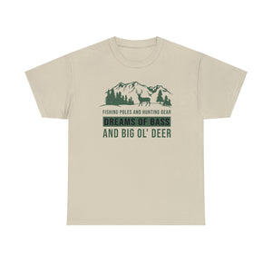 Big Ol' Deer Heavy Cotton T-Shirt