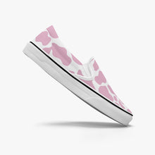 Load image into Gallery viewer, Pink Cow Slip-On Shoes
