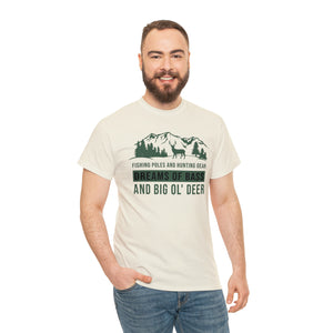 Big Ol' Deer Heavy Cotton T-Shirt