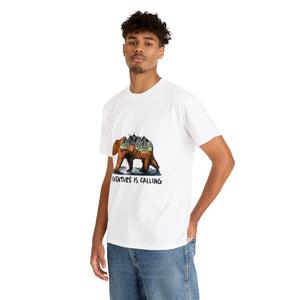 Adventure Bear Heavy Cotton T-Shirt