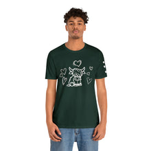 Load image into Gallery viewer, Highland Cow Love Short Sleeve T-Shirt
