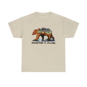 Adventure Bear Heavy Cotton T-Shirt