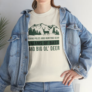 Big Ol' Deer Heavy Cotton T-Shirt