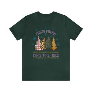 Farm Fresh Christmas Trees Short Sleeve T-Shirt