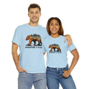 Adventure Bear Heavy Cotton T-Shirt