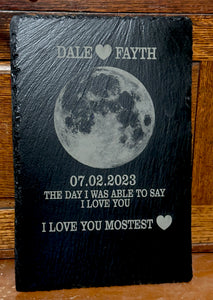 Custom Slate Engraving