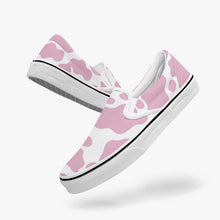 Load image into Gallery viewer, Pink Cow Slip-On Shoes
