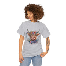 Load image into Gallery viewer, Highland Cow Heavy Cotton T-Shirt
